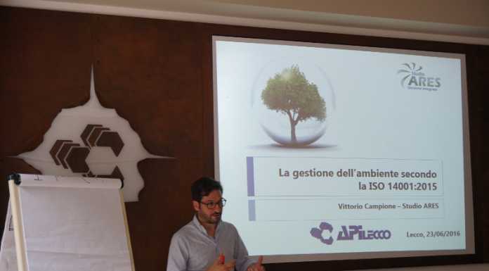 Iso 14001:2015, successo per il workshop targato Api