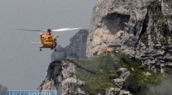 Escursionisti bloccati sulla Gamma 2 in Resegone, elisoccorsi