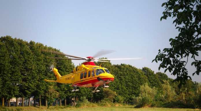 Cade e si ferisce: pastore soccorso sul Moregallo Elisoccorso Moregallo