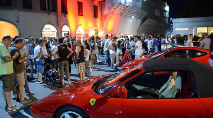 Le Ferrari tingono di rosso la notte di Malgrate: un successo
