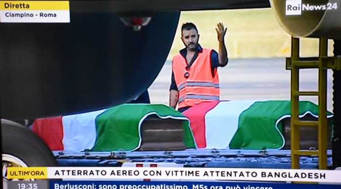 Rientrata la salma di Cappelli, vittima della strage di Dacca