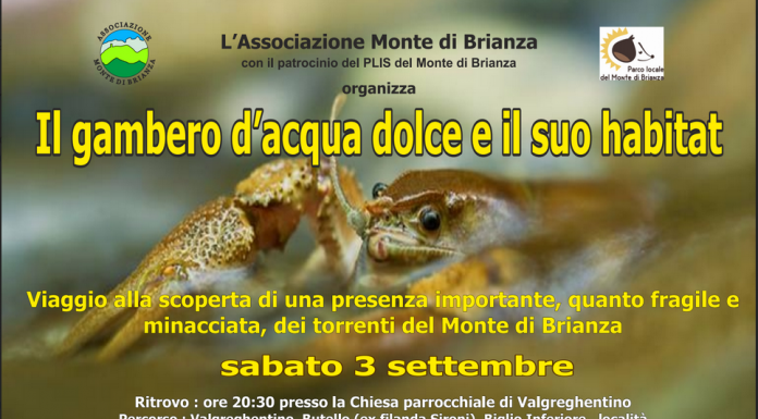 Escursione alla scoperta del gambero d’acqua dolce
