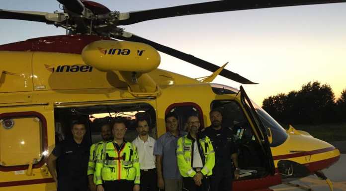 L’elisoccorso di Como in missione nelle zone del terremoto