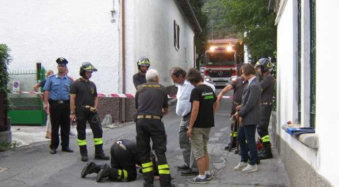 Ballabio: piccola voragine in paese, chiusa in parte via Roma