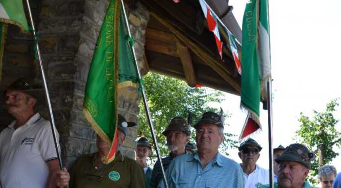Alpini in raduno per la Festa del Sacrario ad Agueglio