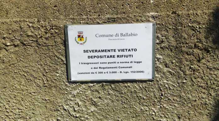 Ballabio, nuovi cartelli contro l’abbandono dei rifiuti