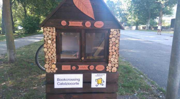 Calolzio, al Lavello la prima casetta del progetto Bookcrossing