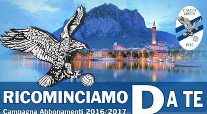 Calcio Lecco, al via la campagna abbonamenti 2016-2017