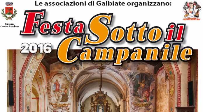 Dal 26 agosto Galbiate si anima con la Festa sotto il Campanile