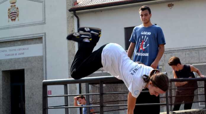 “Lario parkour”, in più di 100 a Mandello tra allenamenti e esibizioni