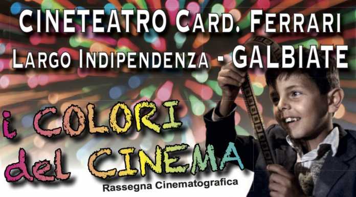 Galbiate, il 7 ottobre riparte la nuova stagione cinematografica