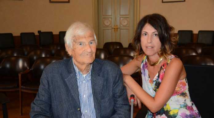 Lecco festeggia Trojani: una mostra per il suo 90° compleanno Romano Trojani e Simona Piazza