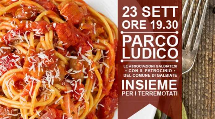 Amatriciana anche a Galbiate. Il 23 la cena “Insieme per i terremotati”