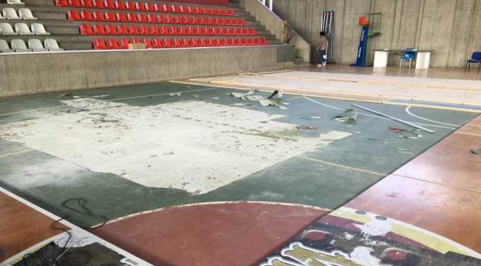 Centro Sportivo del Bione, iniziati i lavori nella palestra