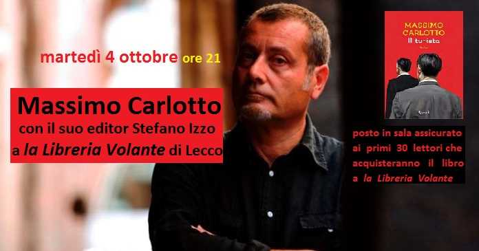 Il maestro del noir, Massimo Carlotto, ospite alla Libreria Volante