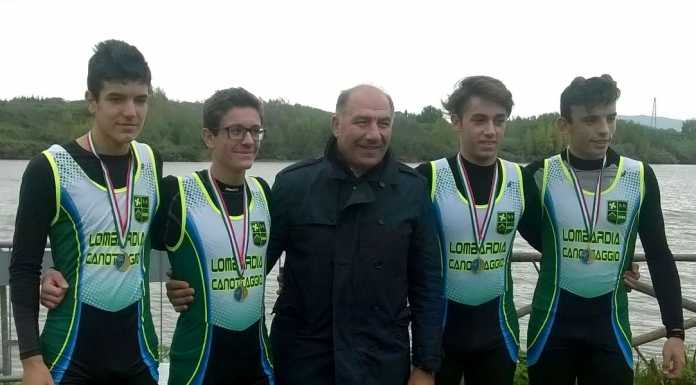 Il “Tera” chiama, il “quattro senza” della Canottieri Guzzi risponde