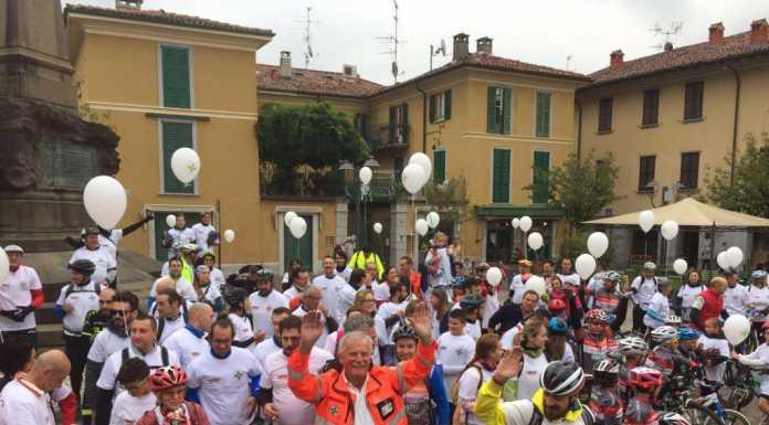 Bosisio: in 200 alla pedalata in favore della Croce Verde