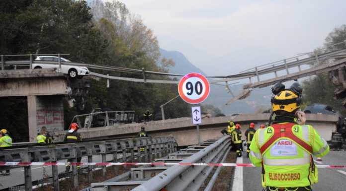 Crollo ponte di Annone, TG1: “Carico 10 volte superiore la portata”