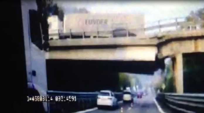IL VIDEO DEL CROLLO del ponte di Annone, ripreso dalle telecamere Anas