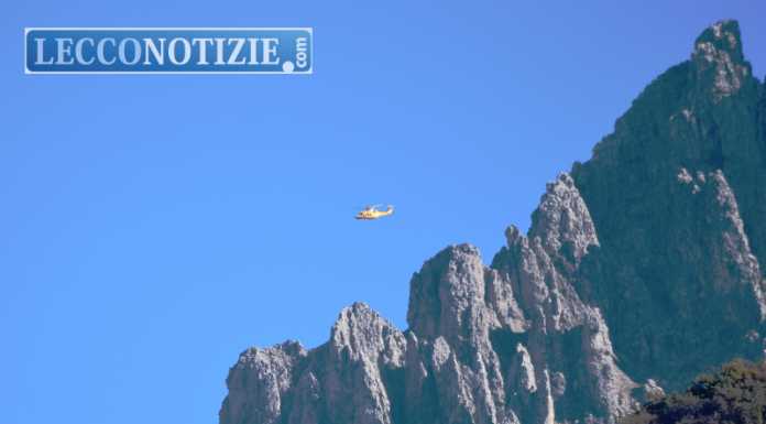 Cade dal Fungo in Grignetta, difficili le operazioni di recupero