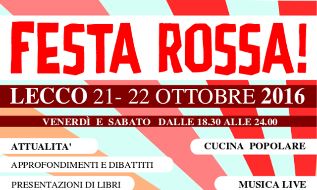 Festa Rossa all’Arci La Ferriera: dibattiti, incontri e tributo a Guccini