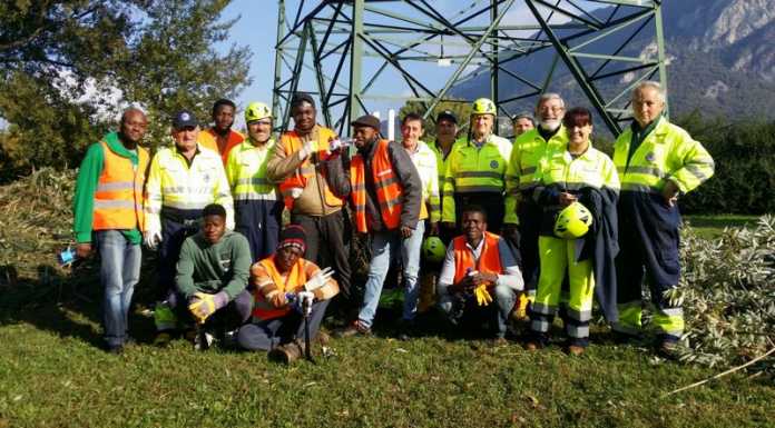 Calolzio. Protezione civile e richiedenti asilo, una collaborazione vincente