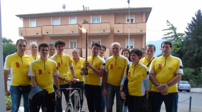 Calolzio. Successo per la 1^ staffetta ciclistica da Asti a Foppenico