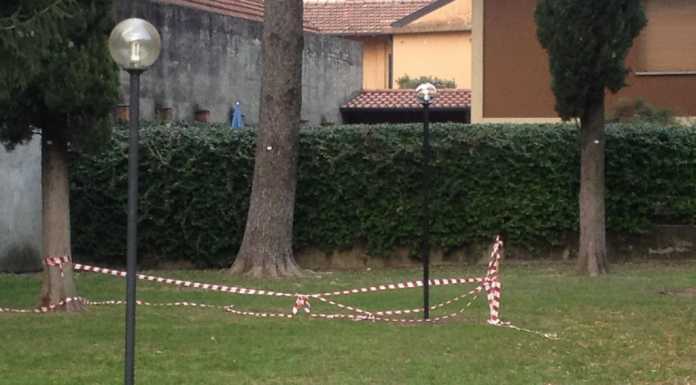 Belledo, dopo la segnalazione sistemato il lampione della scuola