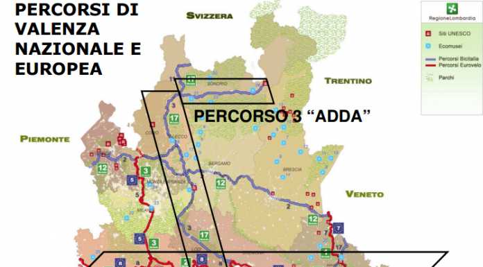 Ciclabile dell’Adda: pronto il progetto, “ogni euro speso ne frutterà 3”