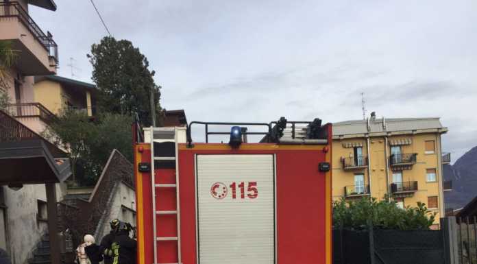 Pescate. Contatore elettrico a fuoco, intervengono i pompieri