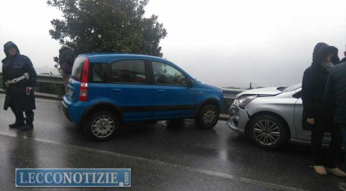 Schianto frontale al ‘curvone’ tra Calolzio e Torre de Busi