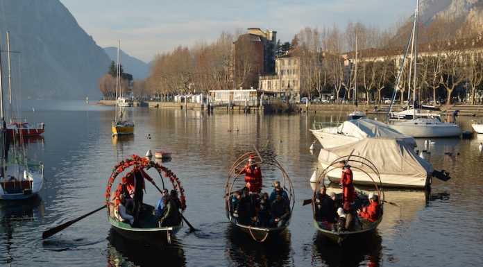 A Lecco Babbo Natale arriva…dal lago!