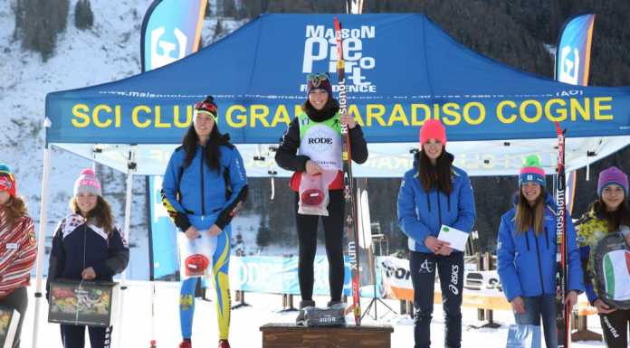 Sci, a Cogne la Coppa Italia, doppio bronzo per Laura Colombo