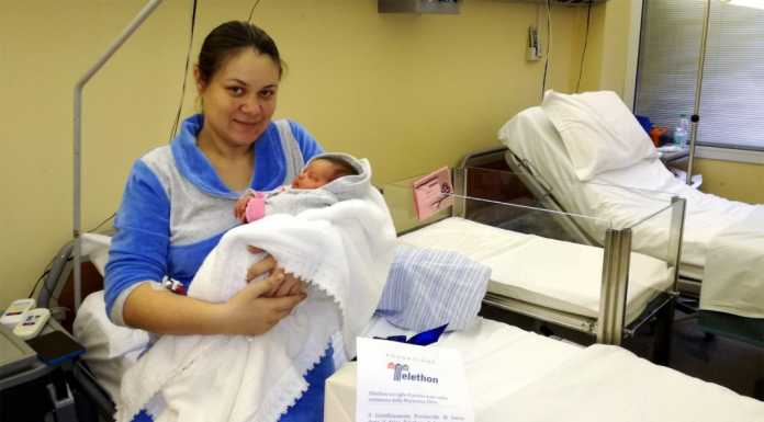 Un premio per Varvara: la prima nata della settimana di Telethon