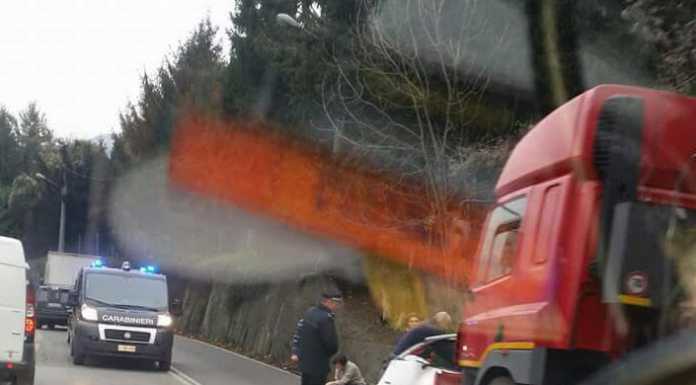 Calco: tir contro un’auto, due ottantenni in Ospedale