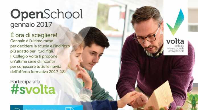 Open Evening e Open School per scoprire la nuova offerta del Collegio Volta