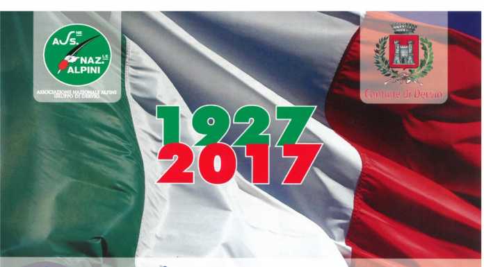 Dervio. Il calendario 2017 dedicato al 90esimo degli Alpini