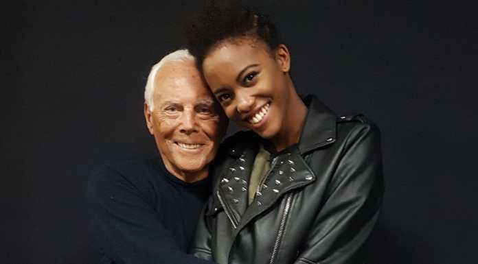 Diana, studentessa lecchese, sfila per Giorgio Armani