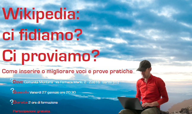 Wikipedia: un evento sull’utilizzo dell’enciclopedia con prove pratiche