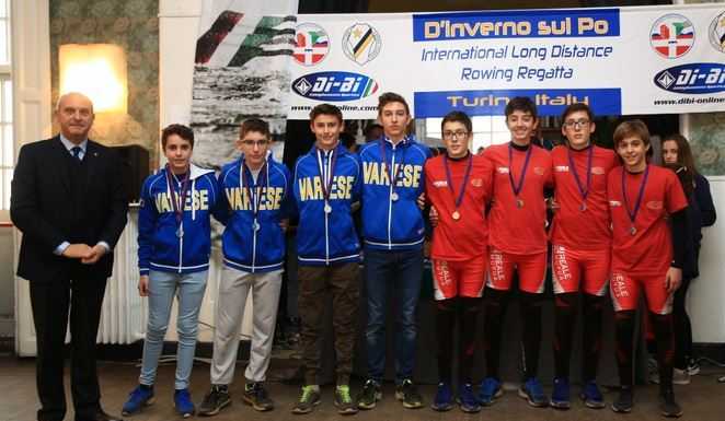 “D’inverno sul Po”. Canottieri Guzzi da Torino con un buon bottino