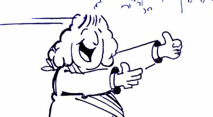 Il super fortunato di Mandello e la sindaca di Torre nella vignetta di Giò