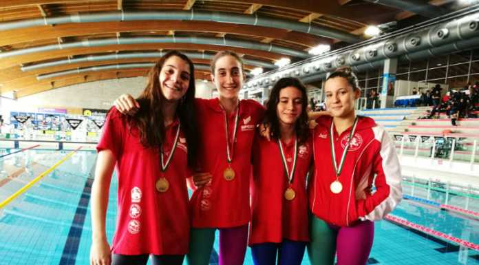 Giovanili di Nuoto, staffette d’oro per il Team Sport Management