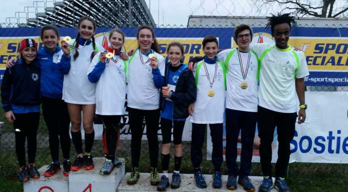Virtus Calco campione regionale Fidal di cross a staffetta Ragazzi e Cadetti
