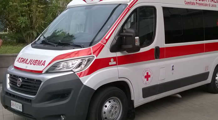 Valmadrera. Anziano investito in via Roma, soccorso in ‘giallo’ Ambulanza Croce Rossa