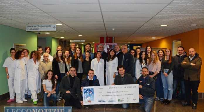 Da Confartigianato 2700 euro all’ospedale per la ricerca sull’Epatite E