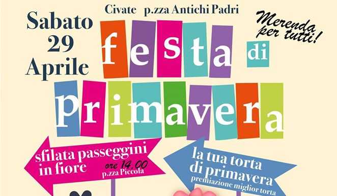A Civate arriva la Festa di Primavera: il 29 aprile il paese “fiorisce”