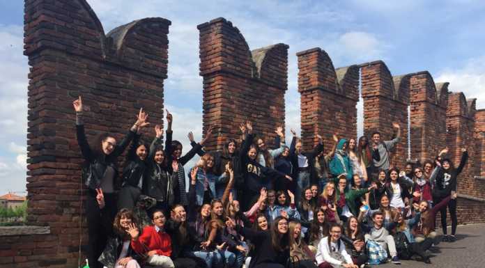 Gli studenti lecchesi, francesi e tedeschi in visita a Verona