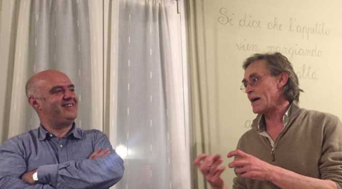 Falegnami a cena con lo scrittore Andrea Vitali