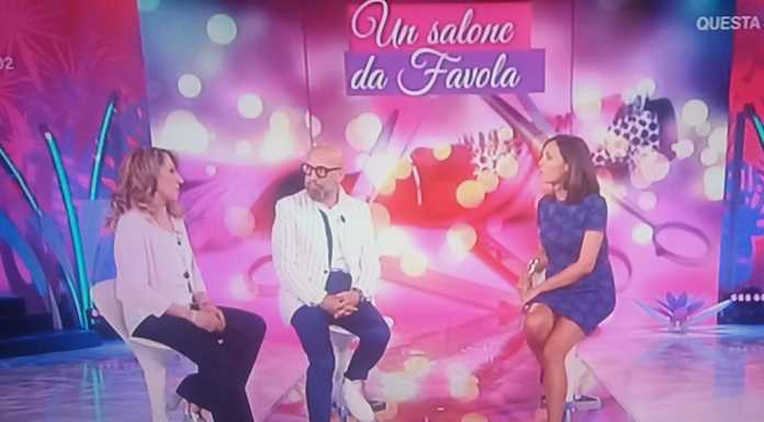 Daniela Cardinale, parrucchiera di Lecco, in TV dalla Balivo