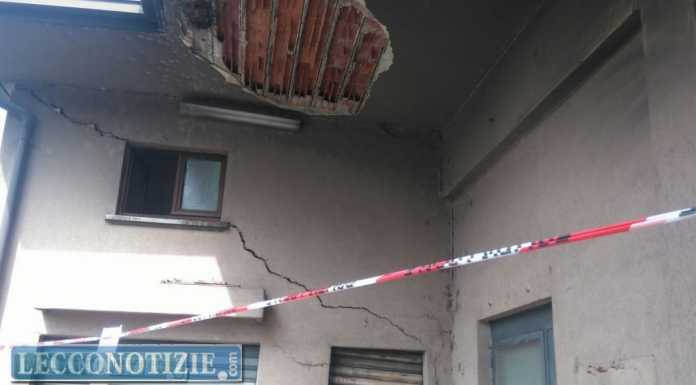 Calolzio. Rischio crolli, transennato l’ex deposito dei bus